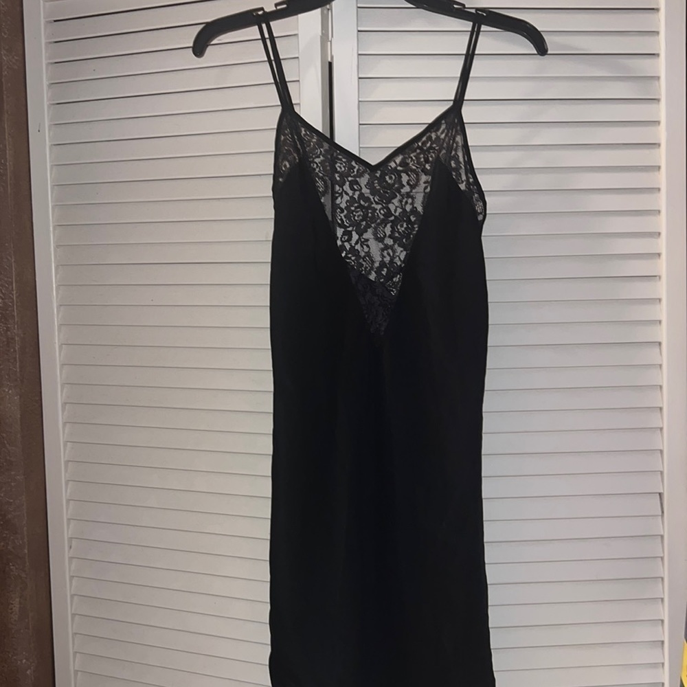 🔥3 for $25🔥 (EUC) BLACK VICTORIA SECRETS NIGHTGOWN SZ S